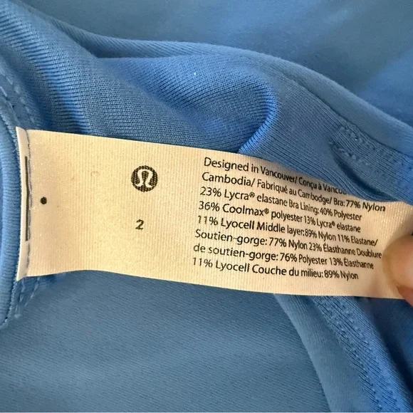 Lululemon Womens Wunder Train Longline Bra Med Support
C/D Cup
Utility Blue EUC - Picture 9 of 10